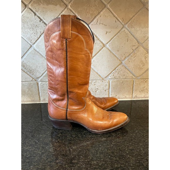 TONY LAMA Women’s boots 5084 Brown Western Cowboy Boots - Picture 4 of 11